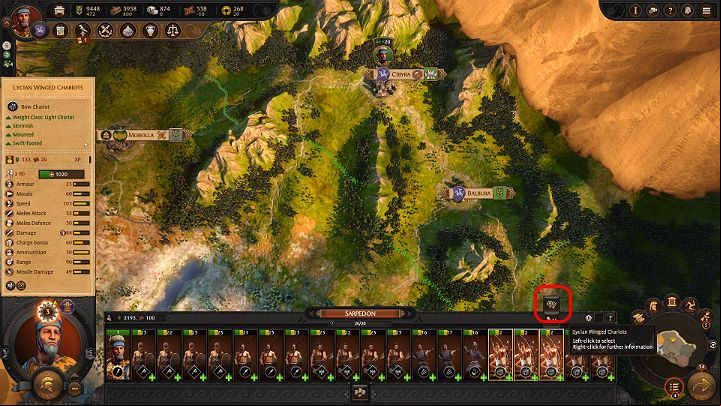 To combine units in Total War Saga Troy, select the troops from the list of available units (by holding down Control and clicking LMB you can easily select several units) and press the small Combine units shown above the highlighted units - Total War Troy: Units - how to manage troops? Best units - Basics - Total War Troy Guide