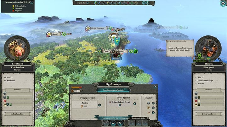 The other faction will, most probably, agree to confederacy, once you threaten their existence. - Pestilens Clan - hints, advice and tips | Factions - Skavens - Total War: Warhammer II Game Guide