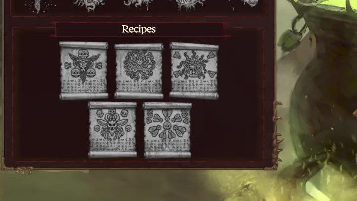 Recipes are on the bottom left - Total War Warhammer 3: Nurgle - unique mechanics - Nurgle - Total War Warhammer 3 Guide