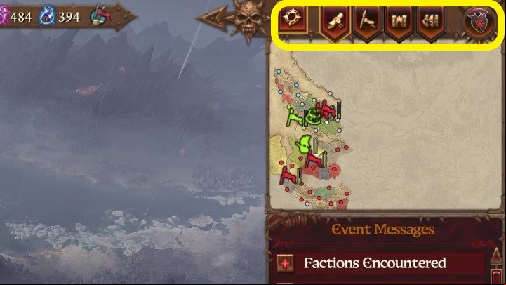 From the left - Total War Warhammer 3: Interface - Campaign Map - Total War Warhammer 3 Guide