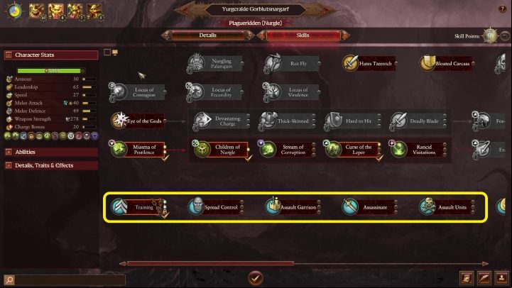 The last skill tier for heroes differs from that of lords - Total War Warhammer 3: Skills - Lords and heroes - Total War Warhammer 3 Guide