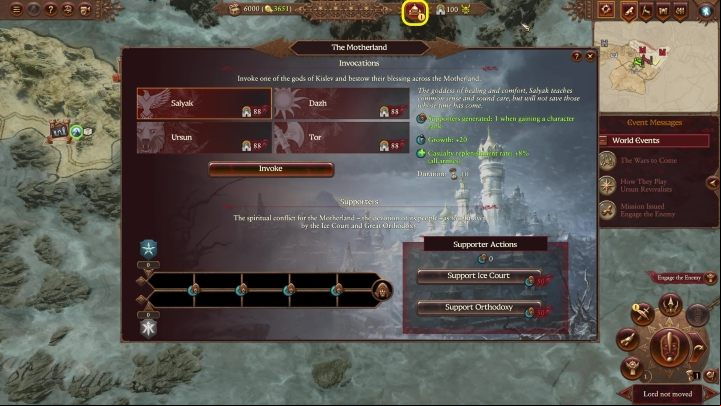 At the very bottom of the window there is an indicator showing how many ers a given nation has - Total War Warhammer 3: Kislev - unique mechanics - Kislev - Total War Warhammer 3 Guide