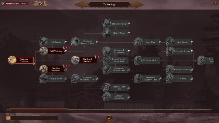 The thicker part of the "bead" can be divided into 3 parts - Total War Warhammer 3: Grand Cathay, Technologies and buildings - what to start with? - Grand Cathay - Total War Warhammer 3 Guide