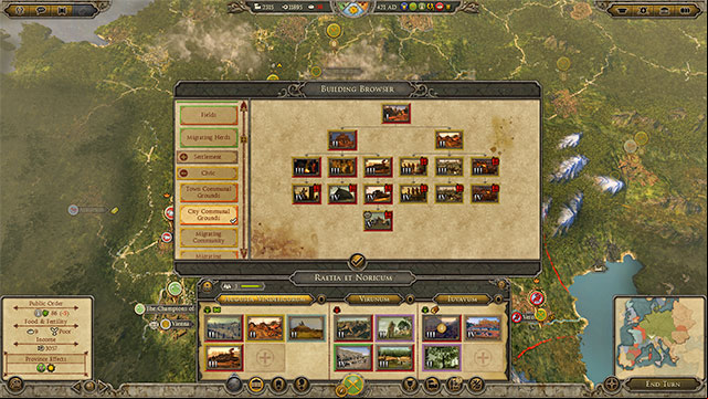 In this section you will find general information about buildings types possible to place both in settlements and Horde camps - Buildings - Nation management - Total War: Attila - Game Guide and Walkthrough
