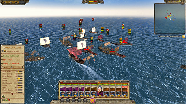 Naval battle is easier to describe as a land battle on a completely flat plain, where you cant hide or take a strategically better position - Naval battle - Battle - Total War: Attila - Game Guide and Walkthrough