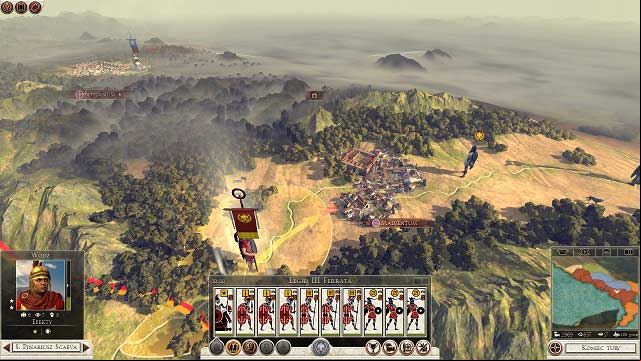The first step is to move your army a bit forwards - your units, which have no ballista, should be placed just out of the range of the city (red area) - Prologue | Total War: Rome II - Game Guide - Total War: Rome II Game Guide