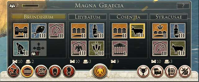 As you can see there are plenty of possibilities - Sample provinces | Strategic map - Strategic map - Total War: Rome II Game Guide