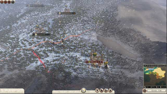 Only settlements give protection against cold. An army left outside slowly drops in numbers. - Essential gameplay changes - Total War: Rome II - Caesar in Gaul - Game Guide and Walkthrough