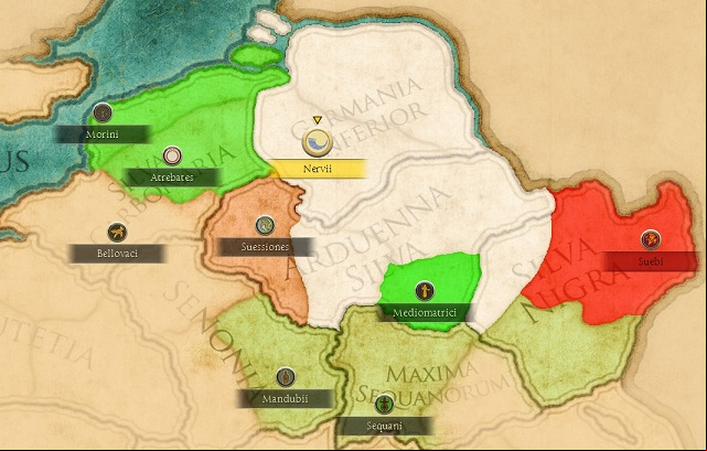 In just a couple of turns you will befriend several tribes, while making some enemies at the same time. - Diplomacy - General tips - Total War: Rome II - Caesar in Gaul - Game Guide and Walkthrough