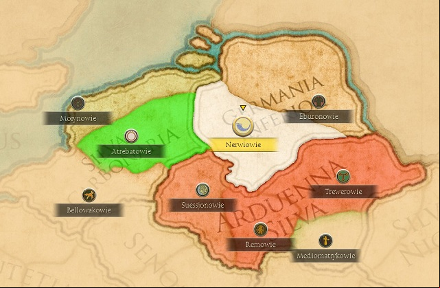 Before launching any military actions you need to examine current political situation - Victory conditions and the first steps - Factions - Nervii - Total War: Rome II - Caesar in Gaul - Game Guide and Walkthrough