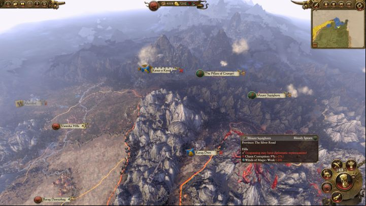 Your task is to get rid of the Dwarves and Bloody Spearz. - Greenskins Campaign Walkthrough and Tips - Greenskins - Total War: Warhammer Game Guide