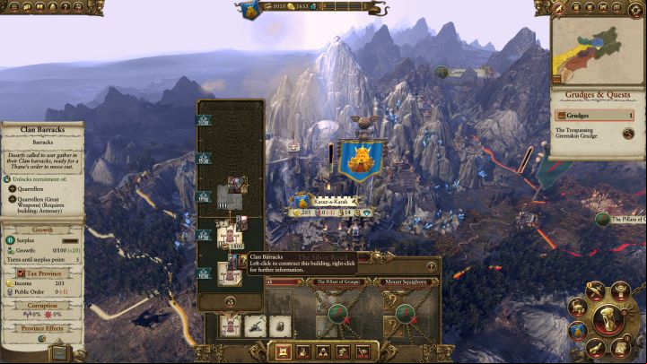 The beginning of your adventure with the Dwarves. - Dwarven Campaign Walkthrough and Tips - Dwarves - Total War: Warhammer Game Guide