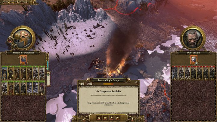 The beginning of your first battle. - Warriors of Chaos Campaign Walkthrough and Tips - Warriors of Chaos Faction - Total War: Warhammer Game Guide