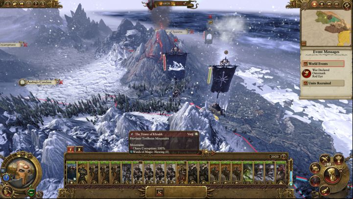 An encounter with the Skaeling army. - Warriors of Chaos Campaign Walkthrough and Tips - Warriors of Chaos Faction - Total War: Warhammer Game Guide