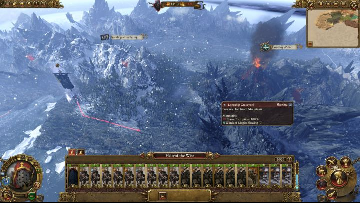 By ~40 turn you should have the whole island cleared off enemies. - Warriors of Chaos Campaign Walkthrough and Tips - Warriors of Chaos Faction - Total War: Warhammer Game Guide
