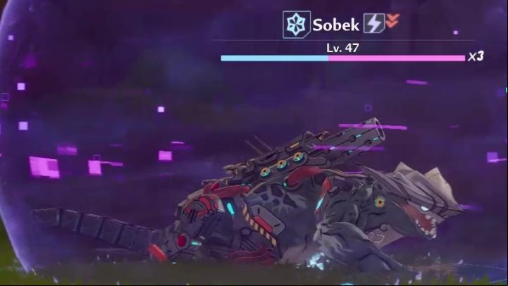 Sobek is vulnerable to Volt damage - Tower of Fantasy: Sobek - boss, how to beat? - World Boss - Tower of Fantasy Guide