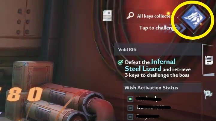 Once you've gathered all three keys and gathered enough buffs, it's time to challenge the boss - Tower of Fantasy: Void Rifts - Adventure - Tower of Fantasy Guide
