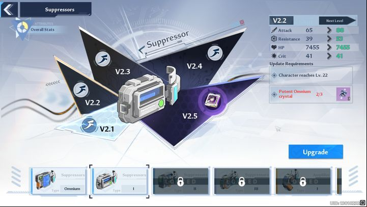 Suppressor is a device that, according to the plot, maintains your life energy - Tower of Fantasy: Suppressors - Basics - Tower of Fantasy Guide