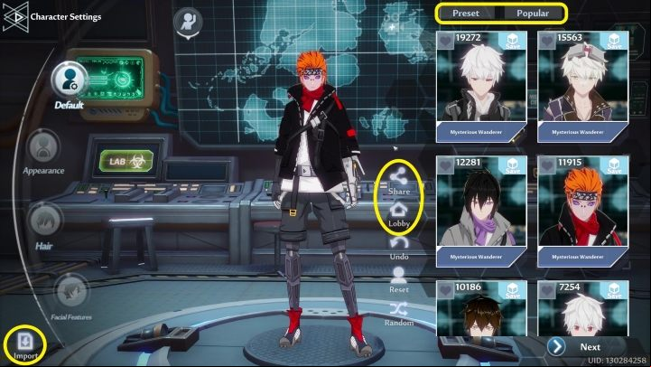You can also use the creations of the community - Tower of Fantasy: Character creation and customization - Basics - Tower of Fantasy Guide