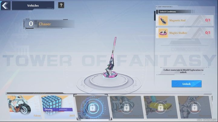 To unlock this vehicle, you need to obtain 2 items - Tower of Fantasy: Vehicles - list of all, how to unlock? - Basics - Tower of Fantasy Guide