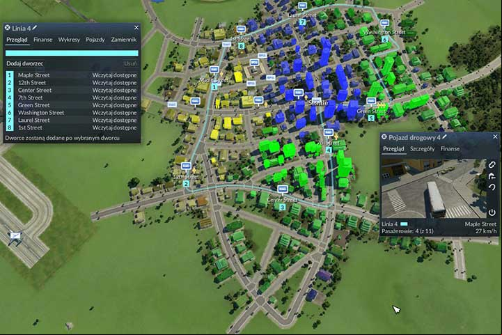 A standard bus line, which goes through the entire city. - Transporting engers, resources and goods - Tips and Playthrough description - Transport Fever Game Guide