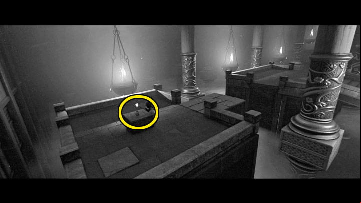 You can find the upgrade after reaching the fork by the stairs shown in picture 1 - Trek to Yomi: Chapter 5 - all secrets and collectibles - Secrets & Collectibles - Trek to Yomi Guide