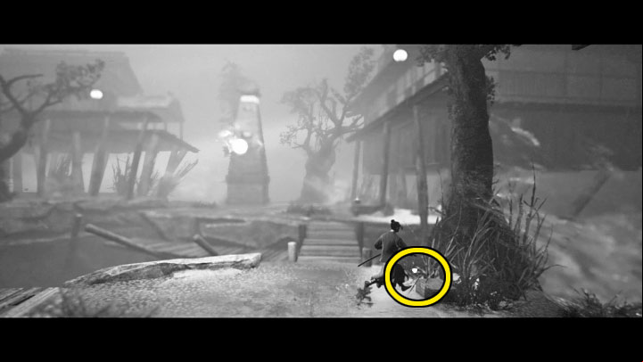 You can locate this artifact after another series of monster fighting and defeating the first sniper in this chapter - Trek to Yomi: Chapter 6 - all secrets and collectibles - Secrets & Collectibles - Trek to Yomi Guide