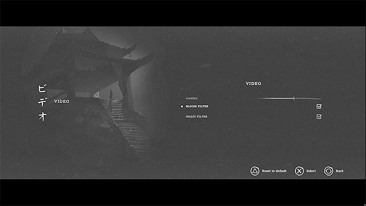 Some consolation is that you can turn off the two graphic filters, which are on by default - Trek to Yomi: Monochrome filter - can it be turned off? - FAQ - Trek to Yomi Guide