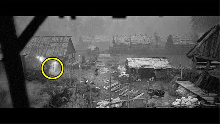 After reaching the area shown in picture 1, don't follow the upper path immediately, but rather destroy the left gate first - Trek to Yomi: Chapter 2 - walkthrough - Walkthrough - Trek to Yomi Guide