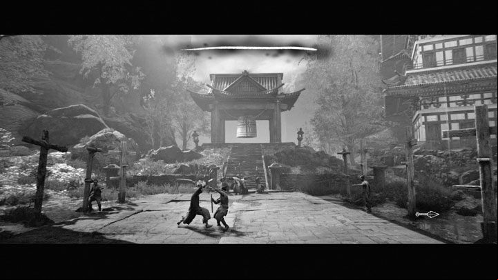 While playing this fight, first of all, look for opportunities to parry - Trek to Yomi: Chapter 2 - walkthrough - Walkthrough - Trek to Yomi Guide