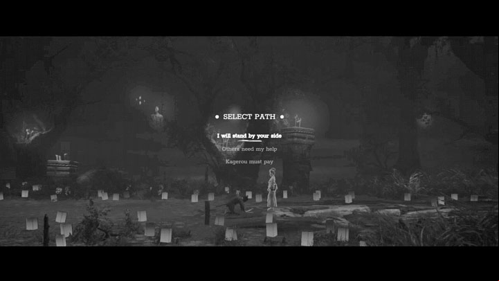 After winning the boss fight, a conversation with Aiko's ghost will start - Trek to Yomi: Chapter 4 - walkthrough - Walkthrough - Trek to Yomi Guide