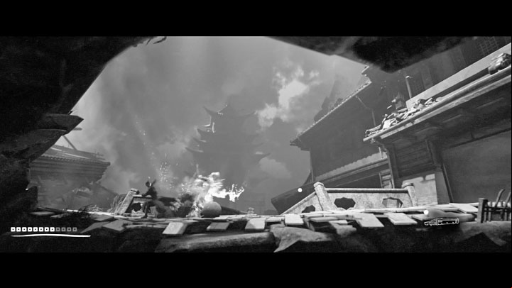 Go right to encounter the first specter - Trek to Yomi: Chapter 5 - walkthrough - Walkthrough - Trek to Yomi Guide