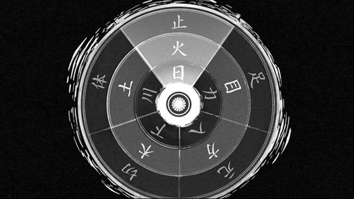 In the next location, there is a new puzzle with symbols that has the same assumptions as the previous ones - Trek to Yomi: Chapter 6 - walkthrough - Walkthrough - Trek to Yomi Guide