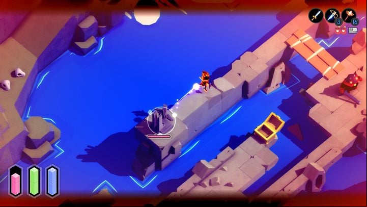 It's kind of a turret that activates as soon as you approach it - Tunic: Enemies - a list of all - Basics - Tunic Guide