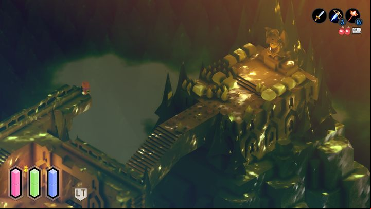 The East Forest is teeming with Rudelings , white creatures that shoot projectiles, and spiders - Tunic: East Forest - how to complete it? - Locations - Tunic Guide