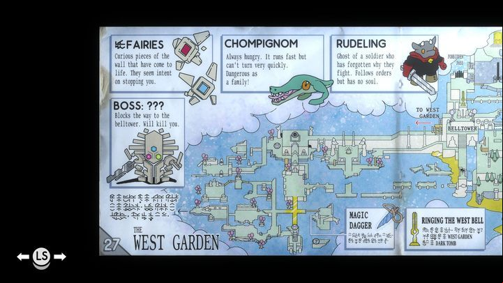 The West Garden (map above) is a place that can be accessed initially only through the Dark Tomb located behind the mill in the Overworld - Tunic: West Garden - how to complete it? - Locations - Tunic Guide