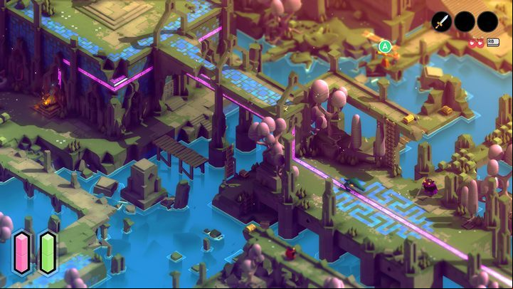 The West Garden is only seemingly a beautiful and carefree place, because it contains a multitude of opponents - Tunic: West Garden - how to complete it? - Locations - Tunic Guide