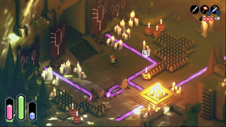 Fortress of the Eastern Vault is dominated mainly by the Custodians - both those who light the candles and mages who shoot from a distance - Tunic: Fortress of the Eastern Vault - how to complete it? - Locations - Tunic Guide