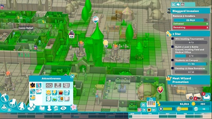 Acquiring a star in Noblestead isn't too difficult - Two Point Campus: Sandbox mode - how to unlock? - FAQ - Two Point Campus Guide