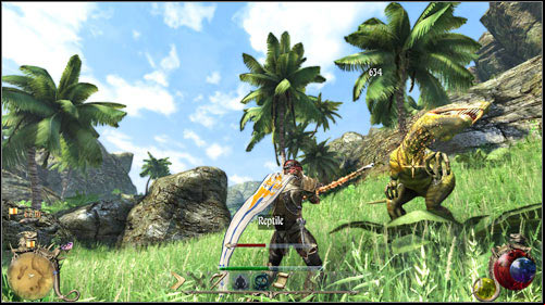 Another clearing mission, this time of an isolated island - Pied Pieper of Ashos, Reptiles Park | Quests - Warriors Guild - Quests - Warriors Guild - Two Worlds II Game Guide