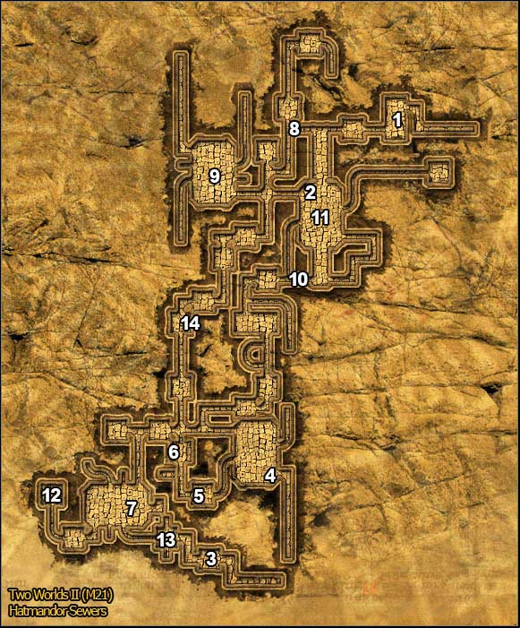 2 - Desert | Quests Maps - Maps - Two Worlds II Game Guide