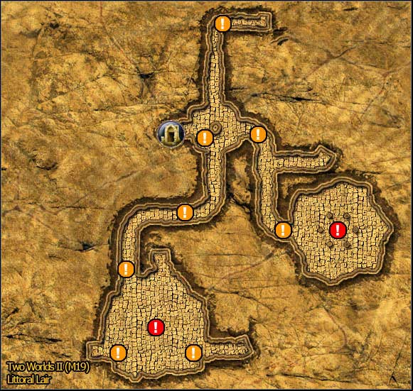 4 - Savannah - south-west part | World Atlas Maps - Maps - Two Worlds II Game Guide
