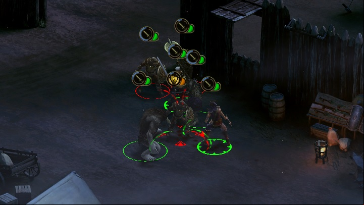 The next step of the quest requires you to get to the other side of the encampments palisade - Into the Maelstrom - main quest | Blade Grave - Blade Grave - Tyranny Game Guide