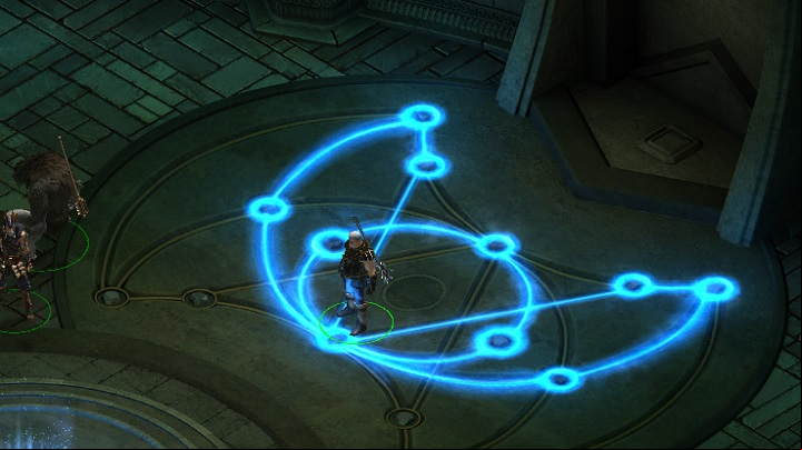 Having connected all the patterns, you should be able to draw the runic sign in the picture with no problem - Seats of Power - main quest | Haven - Haven - Tyranny Game Guide