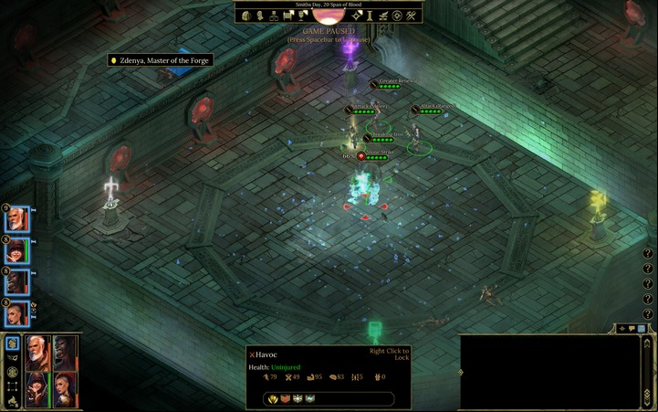Havoc is able to kill other forms of the Bane to absorb their health - The Symphony of the Forge - main quest | Stone Sea - Stone Sea - Tyranny Game Guide