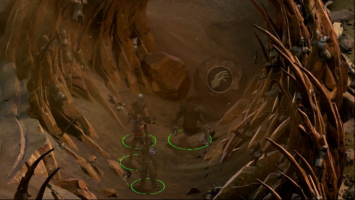 One of the groups is hidden inside of the canyon that can be seen on the above screenshot - Cleaning Out the Junkyard - main quest | Blade Grave - Blade Grave - Tyranny Game Guide