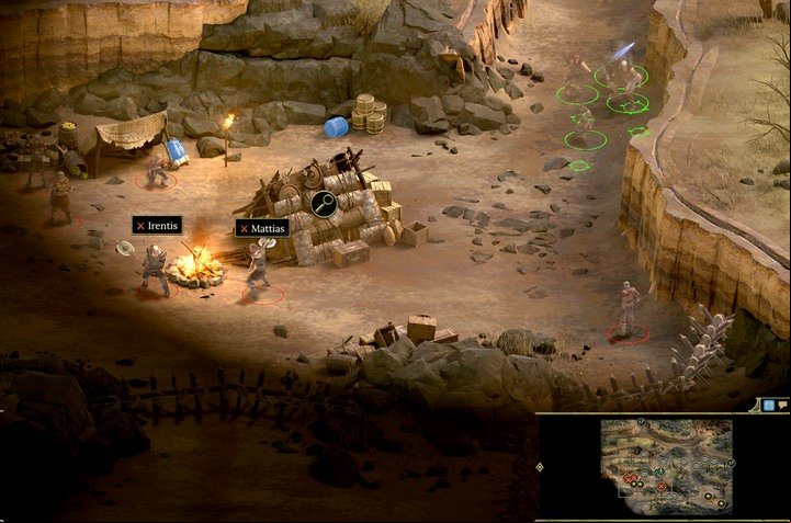 If you want to fight, try to sneak on your enemies and eliminate them one by one. - A Broken Chord - main quest | Stone Sea - Stone Sea - Tyranny Game Guide