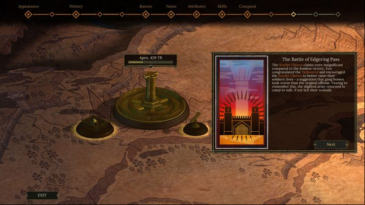 You can congratulate the Disfavored a victorious battle - 2nd Year of the Conquest - Conquest - World Map decisions - Tyranny Game Guide