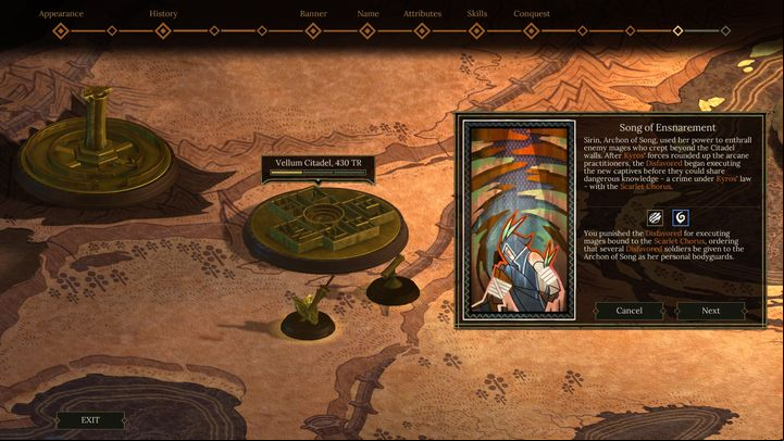Song of Ensnarement - 3rd Year of the Conquest - Conquest - World Map decisions - Tyranny Game Guide