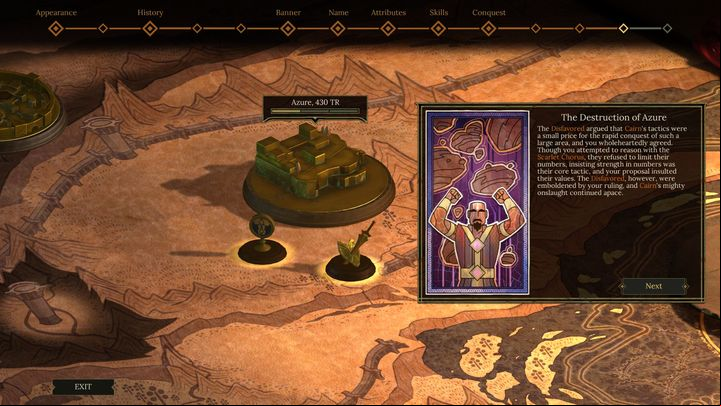 The battle of Azure focuses on fighting the Archon of Stone - 3rd Year of the Conquest - Conquest - World Map decisions - Tyranny Game Guide